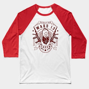 Ward 13 Shooting Academy Crest Baseball T-Shirt